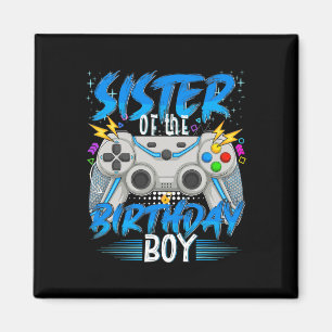 The Birthday Boy Video Game Birthday Gamer Boys Magnet