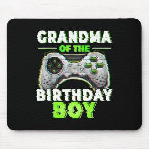 The Birthday Boy Video Gamer Matching Family Mousepad