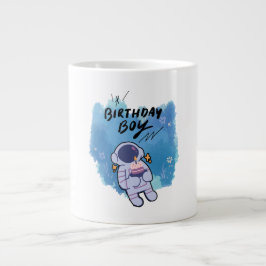 The Birthday Spaceman Jumbo-Tasse