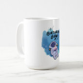 The Birthday Spaceman Kaffeetasse (Vorderseite Links)