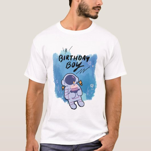 The Birthday Spaceman T-Shirt (Vorderseite)