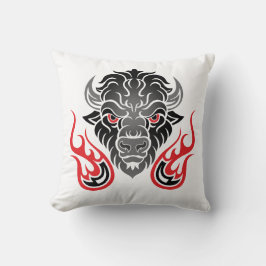 The bison goes through the fire kissen