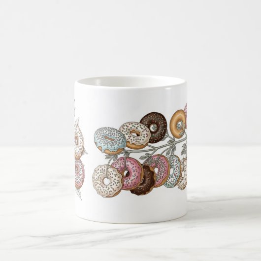 The bizarre artistic "doughnut sprig" cup kaffeetasse (Mittel)