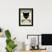 "The Black Cat Fox Trot" 16 x 20 Print Poster (Heimbüro)
