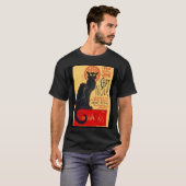 The Black Cat, Le Chat Noir, Art T-Shirt (Vorne ganz)