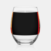 The Black Cat, Le Chat Noir, Art Weinglas Ohne Stiel (Links)