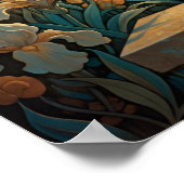 The Black Cat of the Golden Loggia Poster (Ecke)