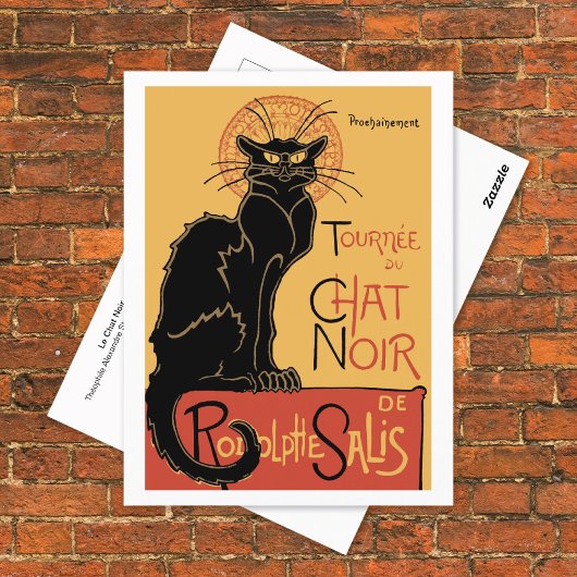 The Black Cat Werbung Theophile Steinlen Postkarte