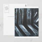 The Black Leaking Light Postkarte (Vorne/Hinten)
