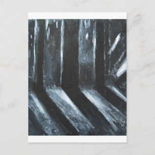 The Black Leaking Light Postkarte