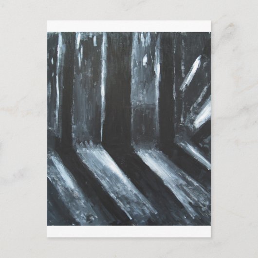 The Black Leaking Light Postkarte (Vorderseite)