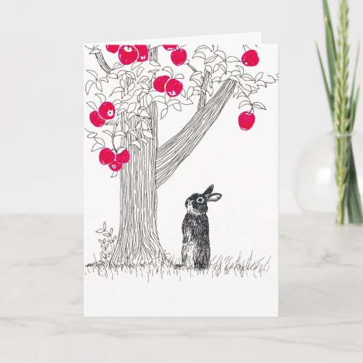 The Black Rabbit and the Apple Tree Karte (Vorderseite)