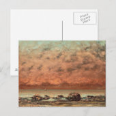 The Black Rocks at Trouville, 1865-66 Postkarte (Vorne/Hinten)