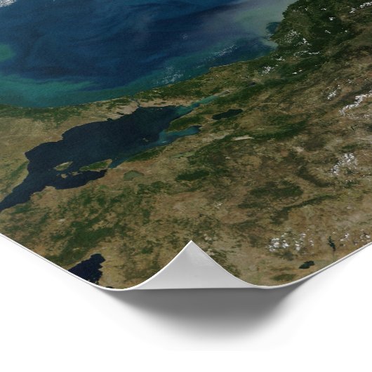 The Black Sea in eastern Russia Poster (Ecke)