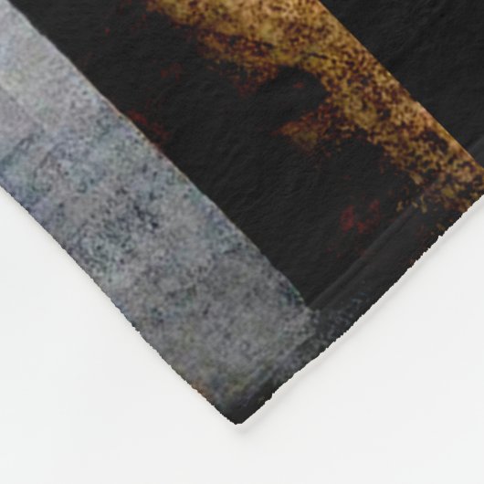 "The Black Supper by Da Vinci" Fleecedecke (Ecke)