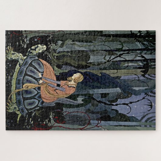 "The Black Tortoise" von Virginia Frances Sterrett Puzzle (Horizontal)