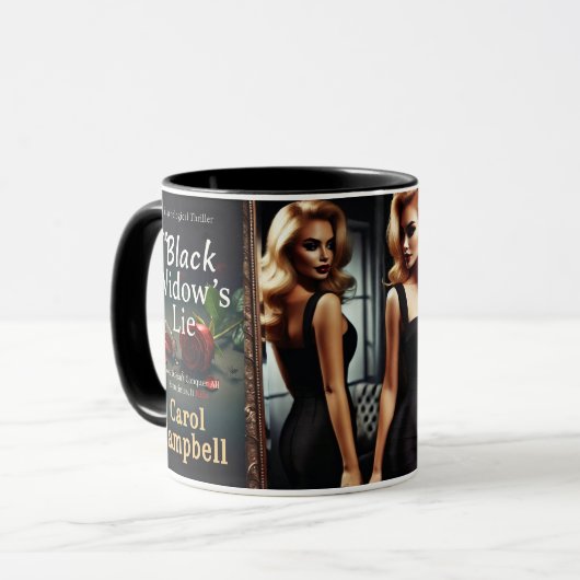 The Black Widow’s Lie – Southern Psychos Thriller  Tasse (Vorderseite Links)