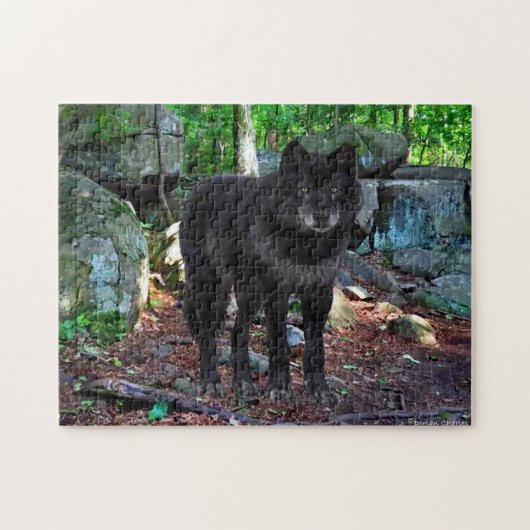 "The Black Wolf"-Puzzle Puzzle (Horizontal)