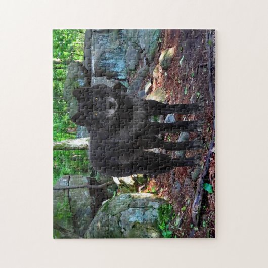 "The Black Wolf"-Puzzle Puzzle (Vertikal)