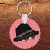 the blacklist Raymond Redington cap pixel art Schlüsselanhänger (Vorderseite)