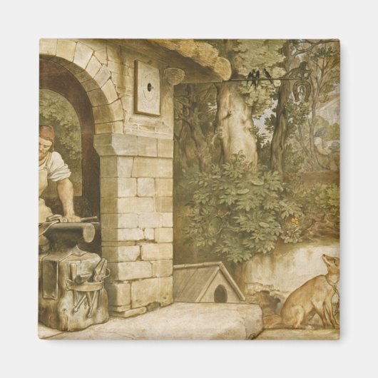 The Blacksmith of Ruhla, c.1854-55 Magnet (Vorne)