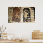 The Blacksmith of Ruhla, c.1854 Poster (Küche)