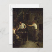 The Blacksmiths, Memory of Treport, 1857 Postkarte (Vorne/Hinten)