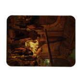 The Blacksmith's Shop (Öl auf Leinwand) Magnet (Horizontal)