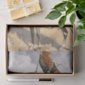 The Blanket Signal by Frederic Remington Seidenpapier (Geschenk)