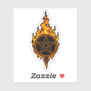 The Blazing Pentagram Aufkleber