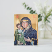 The Blessed Virgin - Advocata Nostra Icon Postkarte (Stehend Vorderseite)