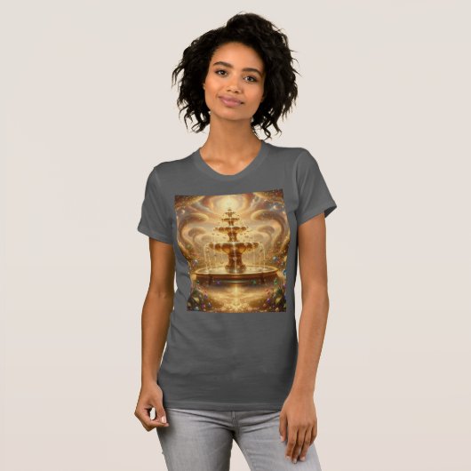 The Blessing Fountain — Overflow of Divine Wealth T-Shirt (Vorne ganz)