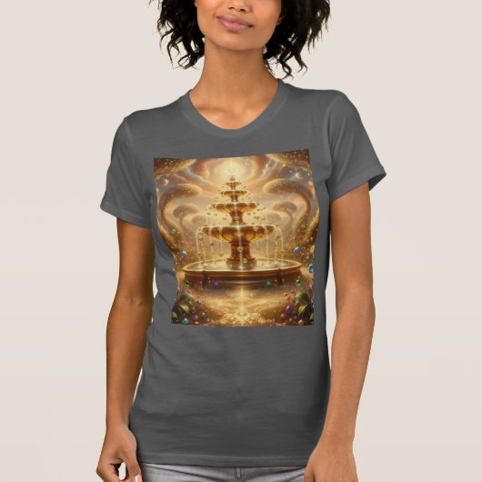 The Blessing Fountain — Overflow of Divine Wealth T-Shirt (Vorderseite)