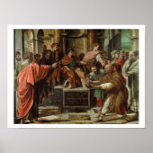The Blinding of Elymas (cartoon for the Sistine Ch Poster (Vorne)