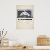 The Blobfish Memorandum Office Satire Poster (Küche)