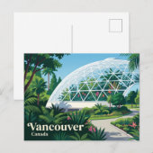The Bloedel Conservatory Kanada Postkarte (Vorne/Hinten)