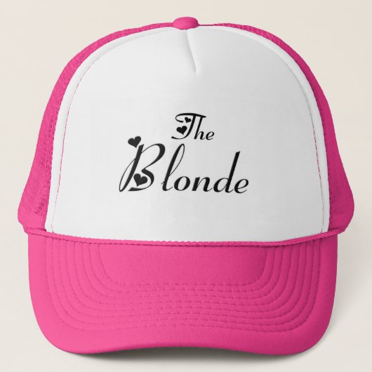 The blonde cap truckerkappe (Vorderseite)