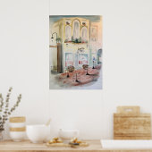 The Blossom Cafe Poster (Küche)