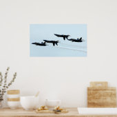 The Blue Angels Poster (Küche)