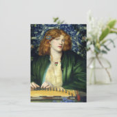 The Blue Bower (von Dante Gabriel Rossetti) Karte (Stehend Vorderseite)