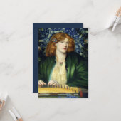 The Blue Bower (von Dante Gabriel Rossetti) Karte (Vorderseite/Rückseite Beispiel)
