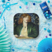 The Blue Bower (von Dante Gabriel Rossetti) Pappteller (Party)