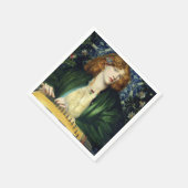 The Blue Bower (von Dante Gabriel Rossetti) Serviette (Ecke)