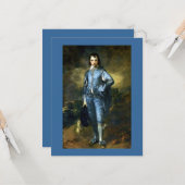The Blue Boy von Thomas Gainsborough Karte (Vorderseite/Rückseite Beispiel)