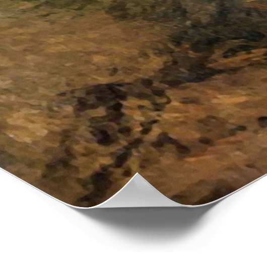 The Blue Boy von Thomas Gainsborough Poster (Ecke)