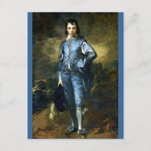 The Blue Boy von Thomas Gainsborough Postkarte
