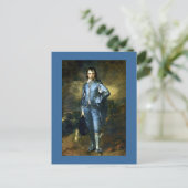 The Blue Boy von Thomas Gainsborough Postkarte (Stehend Vorderseite)