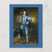The Blue Boy von Thomas Gainsborough Postkarte (Vorderseite)