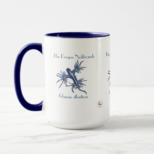 The Blue Dragon Nudibranches von Chrissy Wild Tasse (Links)