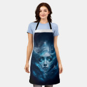 The Blue Ice Queen Schürze (Getragen)